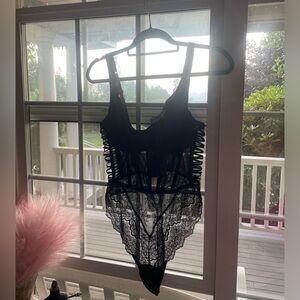 Black lingerie to be worn inside or outside…GORGEOUS piece!